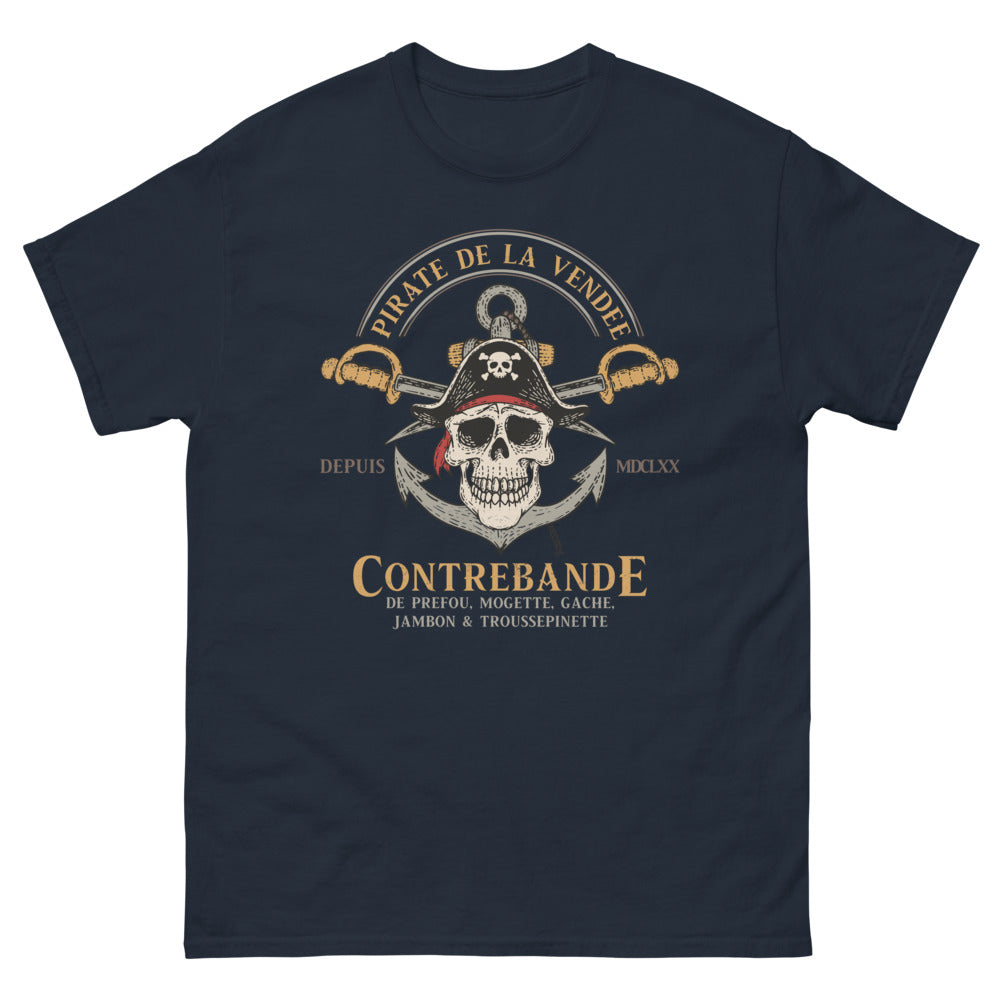 T-shirt Vendée marine - Pirate de la Vendée depuis MDCXLXX