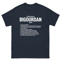 Thumbnail for T-shirt Bigourdan marine - Tu sais que tu es Bigourdan quand...
