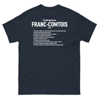 Thumbnail for T-shirt Franc-Comtois marine - Anecdotes et fierté régionale