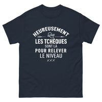 Thumbnail for T-shirt Tchèque marine - Heureusement que les Tchèques sont là