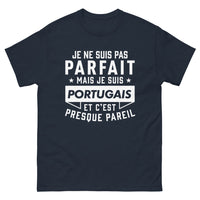 Thumbnail for T-shirt Portugal marine - Je ne suis pas parfait mais je suis Portugais