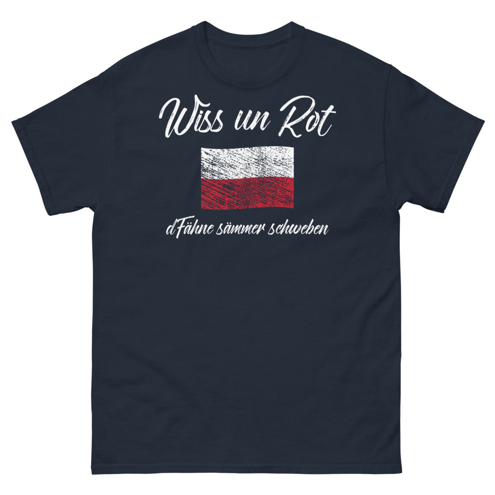 T-shirt Suisse marine - Tradition et humour réunis