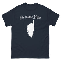 Thumbnail for Maglietta Corsica blu navy - Diu Vi Salvi Regina