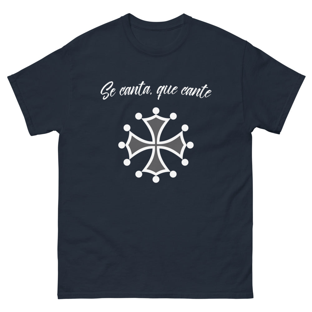 T-shirt Occitanie marine - Se Canta Que Cante avec style