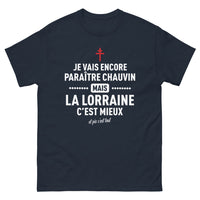 Thumbnail for T-shirt Lorraine marine - Lorraine, c'est mieux et pis c'est tout