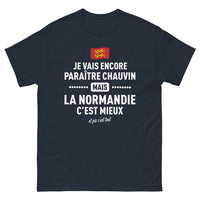 Thumbnail for T-shirt Normandie marine - Chauvin et Fier de l'Être !