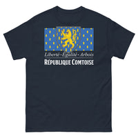 Thumbnail for T-shirt Arbois marine - Liberté, Égalité, Fierté Comtoise