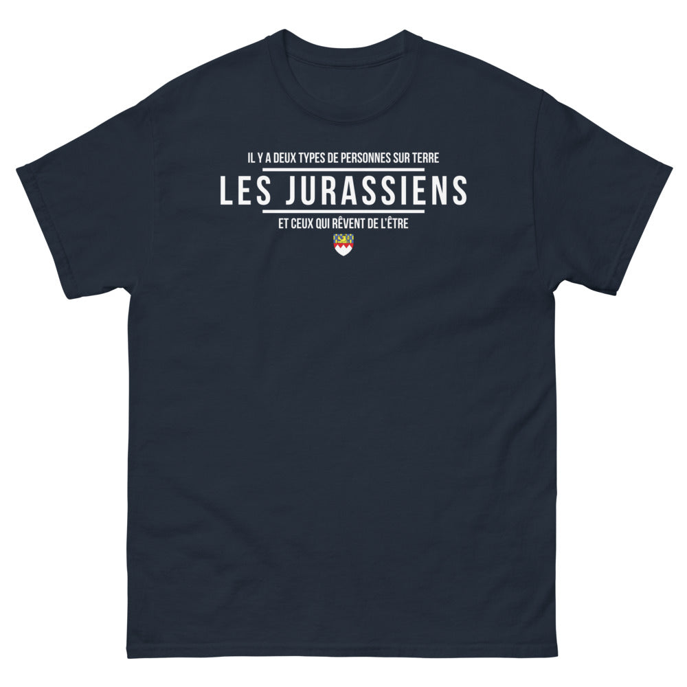 T-shirt Jura marine - Deux types de personnes sur Terre