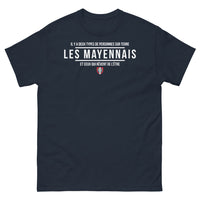 Thumbnail for T-shirt Mayenne marine - Deux types de personnes sur Terre