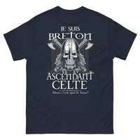 Thumbnail for T-shirt Bretagne marine - Je suis Breton Ascendant Celte
