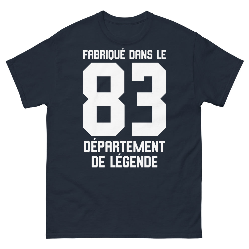 T-shirt Var marine - Fier d'être du 83