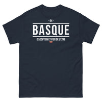 Thumbnail for T-shirt Basque noir dos - Basque d'adoption et fier de l'être