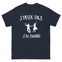 Thumbnail for T-shirt Passion Swing marine - Je peux pas j'ai swing