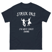 Thumbnail for T-shirt West Coast Swing marine - J'peux pas j'ai West Coast Swing