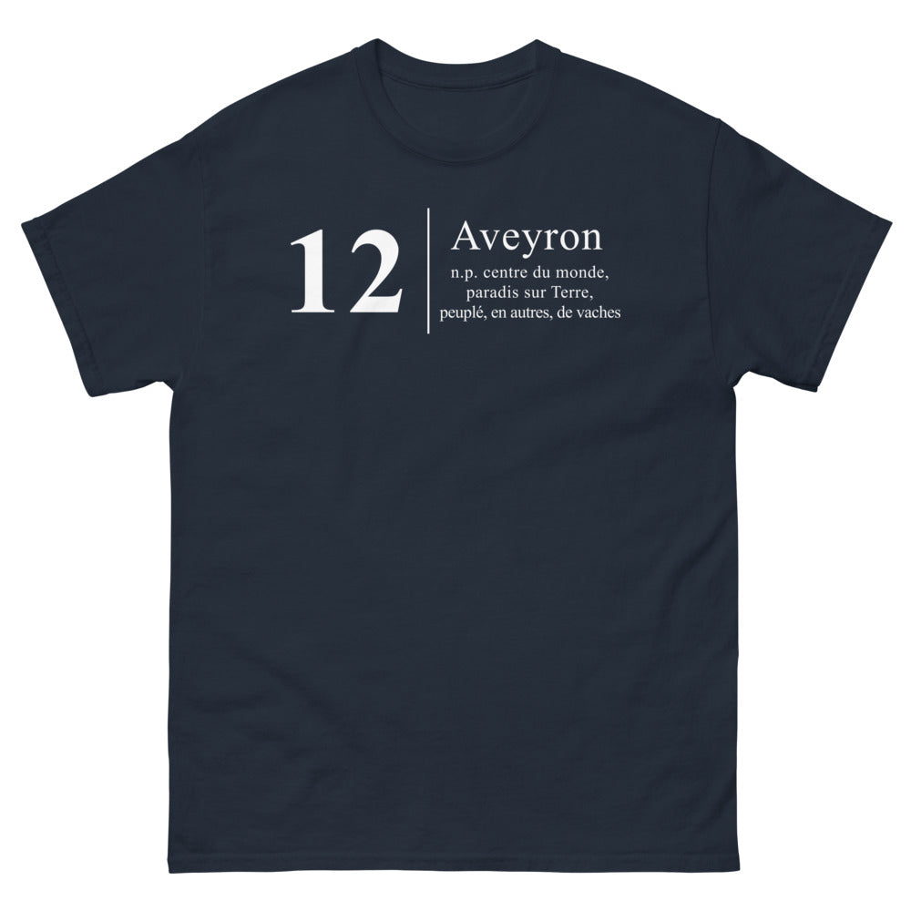T-shirt Aveyron marine - Le Paradis des Vaches