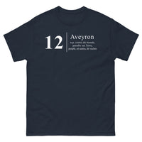 Thumbnail for T-shirt Aveyron marine - Centre du Monde !