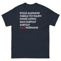 Thumbnail for T-shirt Normand marine - Roulez Allemand, Buvez Normand !