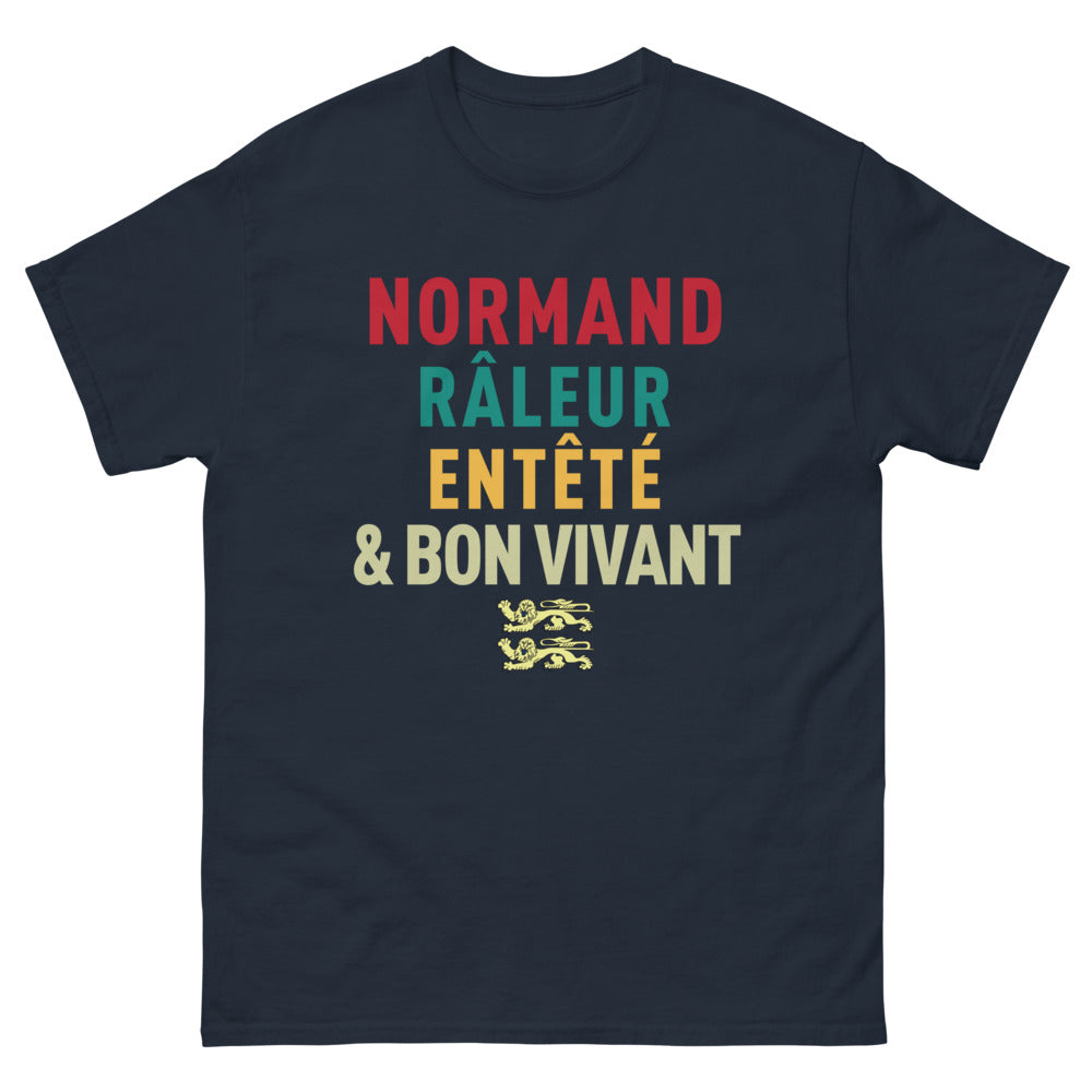 T-shirt Normand marine - Râleur et bon vivant