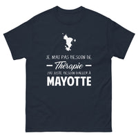 Thumbnail for T-shirt Mayotte marine - Je n'ai pas besoin de thérapie