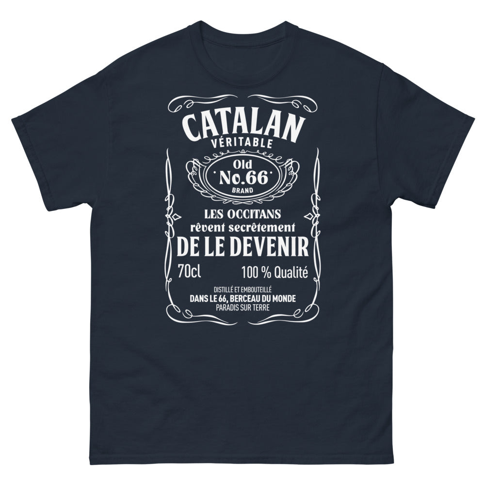 T-shirt Catalan marine - Célébrez la fierté du 66!