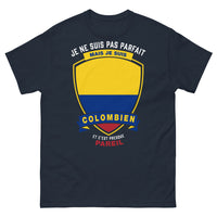 Thumbnail for T-shirt Colombien marine - Pas parfait, mais Colombien