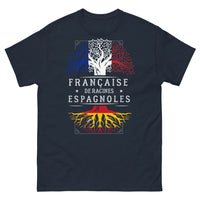 Thumbnail for T-shirt Espagne noir - Fierté des racines culturelles dos