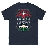 Thumbnail for T-shirt Vaud marine - Liberté et Patrie avec humour