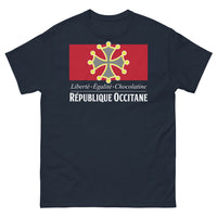 Thumbnail for T-shirt Occitanie marine - Liberté Égalité Chocolatine