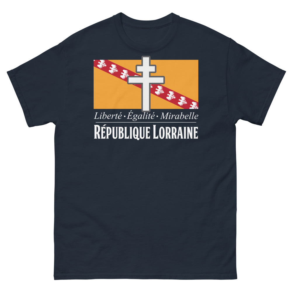 T-shirt Lorraine marine - Liberté, Égalité, Mirabelle