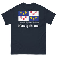 Thumbnail for T-shirt Picardie marine - Liberté, Égalité, Ficelle