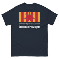 Thumbnail for T-shirt Provence marine - Liberté, Égalité, Calisson humoristique