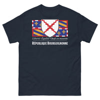 Thumbnail for T-shirt Bourgogne marine - Liberté, Égalité, Œufs en Meurette