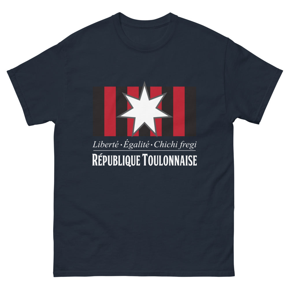 T-shirt République Toulonnaise marine - Liberté, Égalité, Chichi Frégi