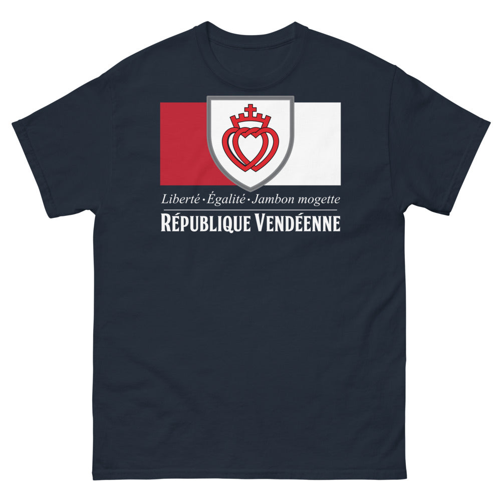 T-shirt Vendée marine - Liberté Égalité Jambon Mogette