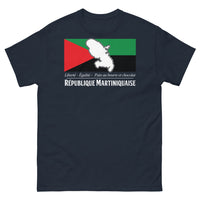 Thumbnail for T-shirt Martinique marine - Liberté, Égalité, Pain au Beurre