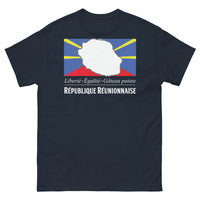 Thumbnail for T-shirt Réunion marine - Liberté, Égalité, Gâteau Patate