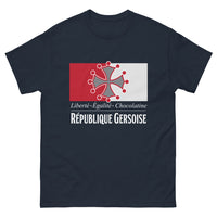Thumbnail for T-shirt Gersois marine - Liberté Égalité Chocolatine