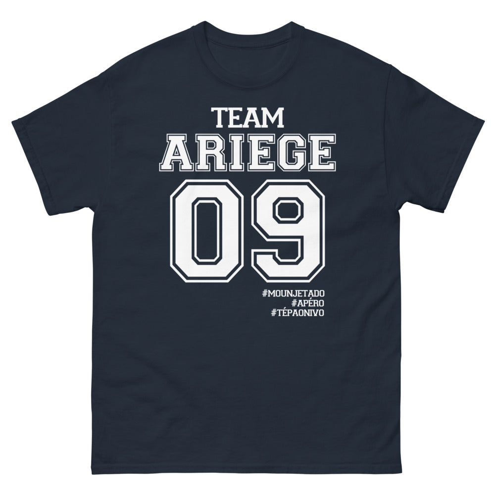T-shirt Ariège marine - Mounjetado Apéro Tepaonivo