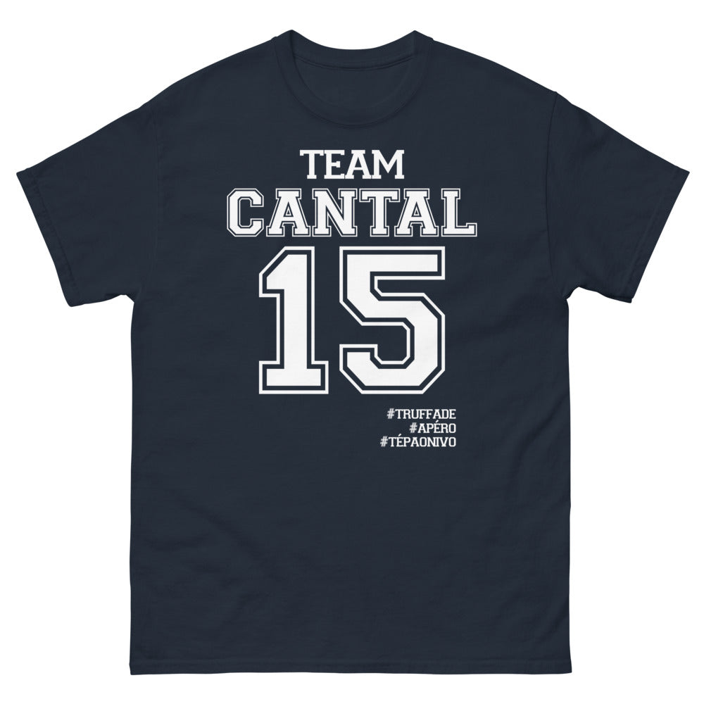 T-shirt Cantal marine - Truffade et apéro convivial