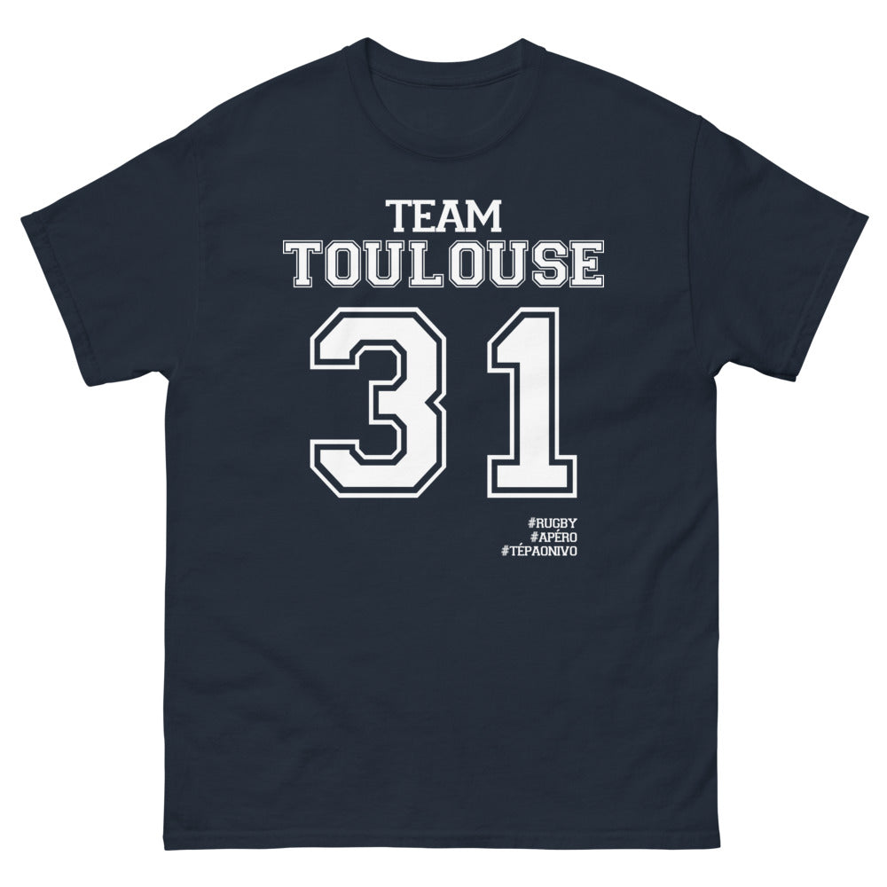 T-shirt Toulouse 31 Rugby marine - Apéro et passion
