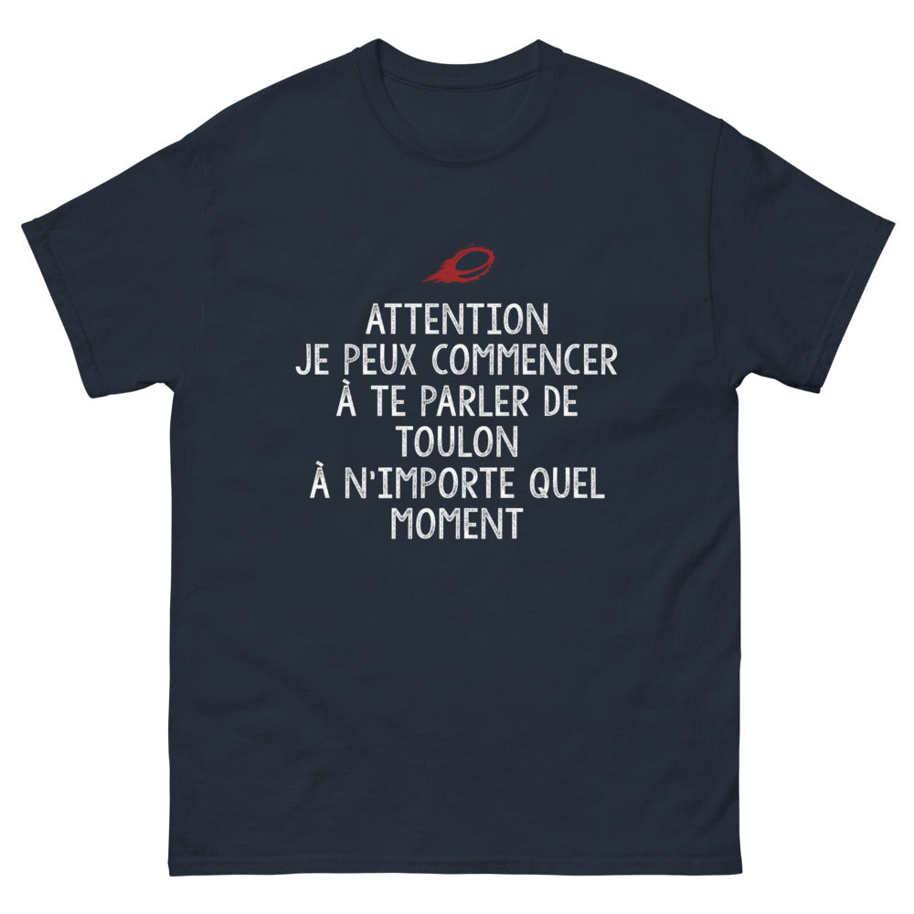 T-shirt Toulon marine - Parlez-moi de ma ville avec style