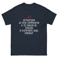 Thumbnail for T-shirt Toulon marine - Parlez-moi de ma ville avec style