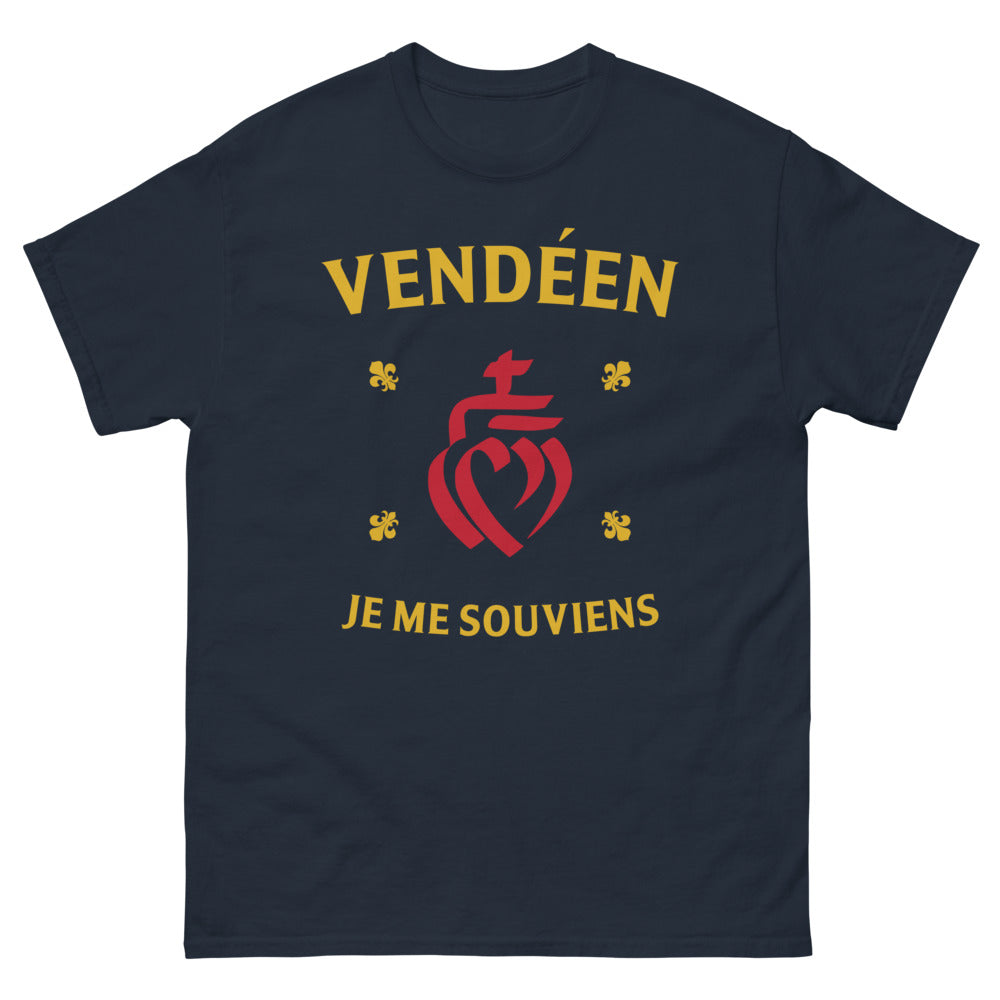 T-shirt Vendée marine - Je me souviens avec humour
