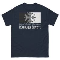 Thumbnail for T-shirt Brive noir - Liberté, Égalité, Chocolatine dos
