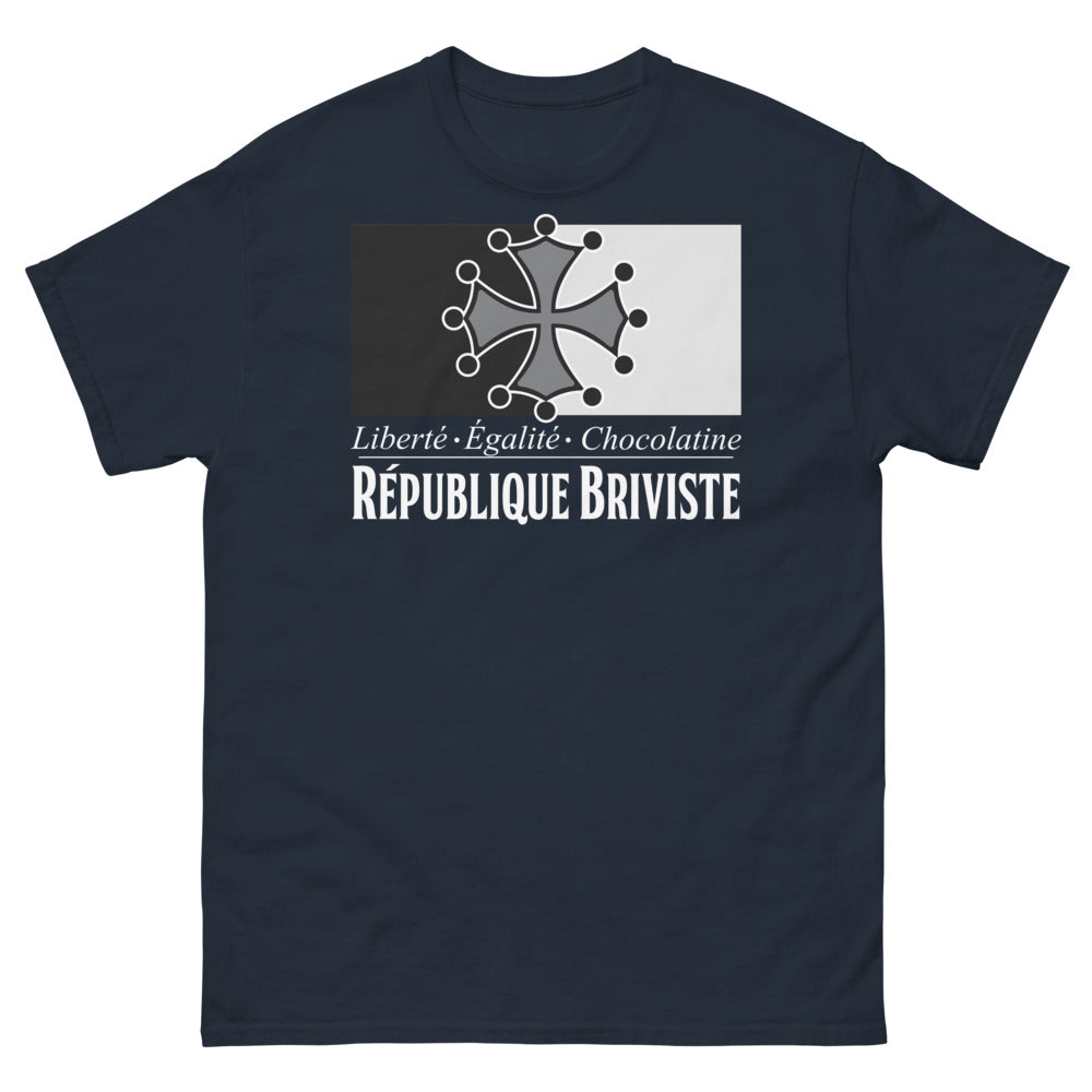 T-shirt Brive marine - Liberté, Égalité, Chocolatine