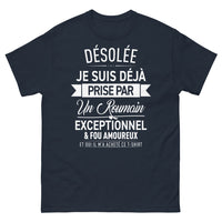 Thumbnail for T-shirt Roumain marine - Désolée, je suis déjà prise !