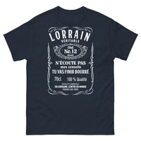 Thumbnail for T-shirt Lorraine marine - N'écoute pas mes conseils, humour local