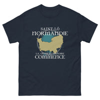 Thumbnail for T-shirt Normandie marine - Saint-Lô, là où mon histoire commence