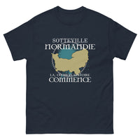 Thumbnail for T-shirt Normandie marine - Là où mon histoire commence