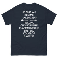 Thumbnail for T-shirt Alsace marine - Je suis au Régime Alsacien